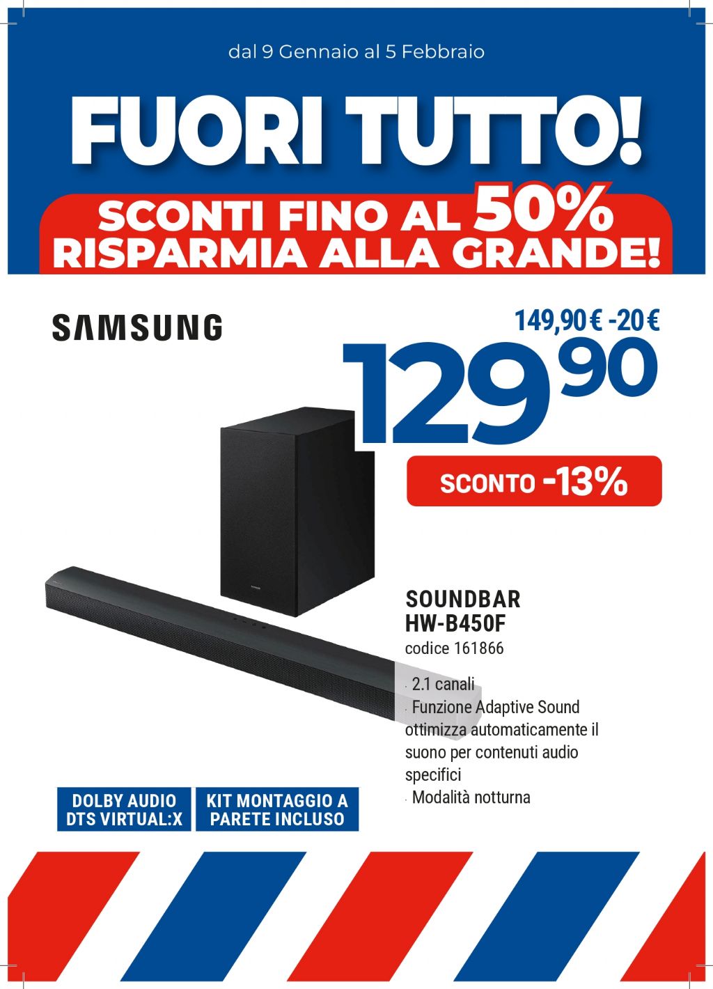 SOUND BAR SAMSUNG HW-B450-F